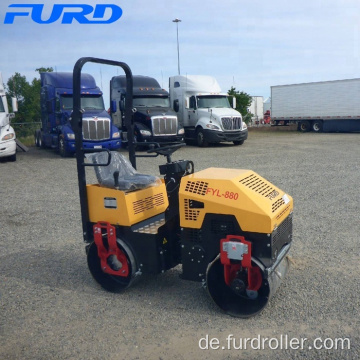 Super Qualität 1 Tonne Kompaktor Vibrationswalze Jining Mini Asphaltwalze Hersteller (FYL-880)